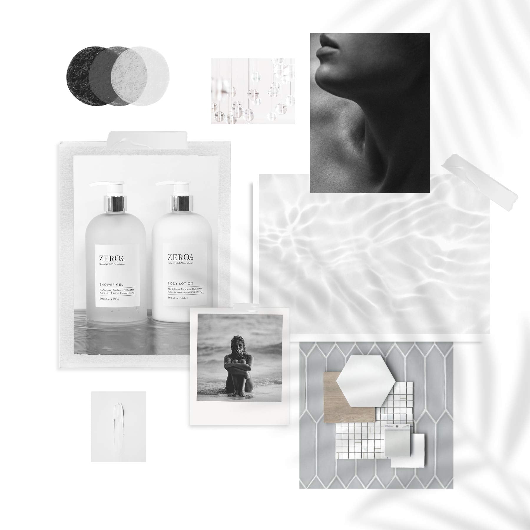 Gilchrist & Soames Zero% Shampoo, formulation cremeuse, convient aux cheveux normaux et sensibles.