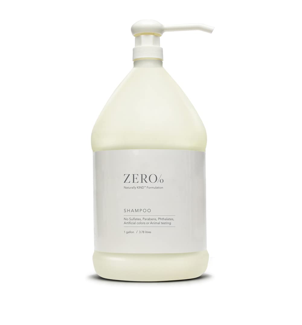 Gilchrist & Soames Zero% Shampoo – bouteille galon avant, idéal pour tous types de cheveux