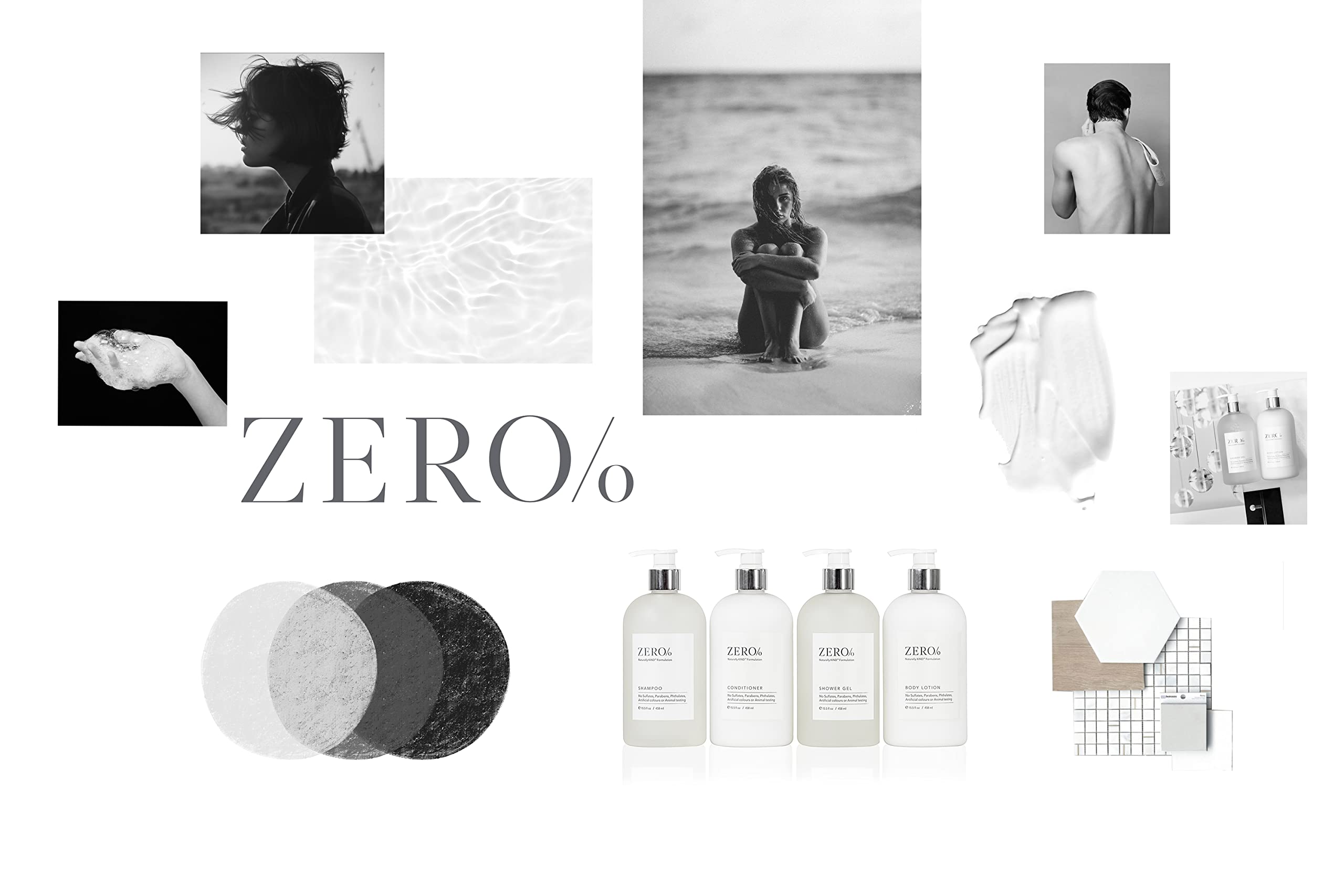 Gilchrist & Soames Zero% notes santal et musc; sensation fraîche et durable.