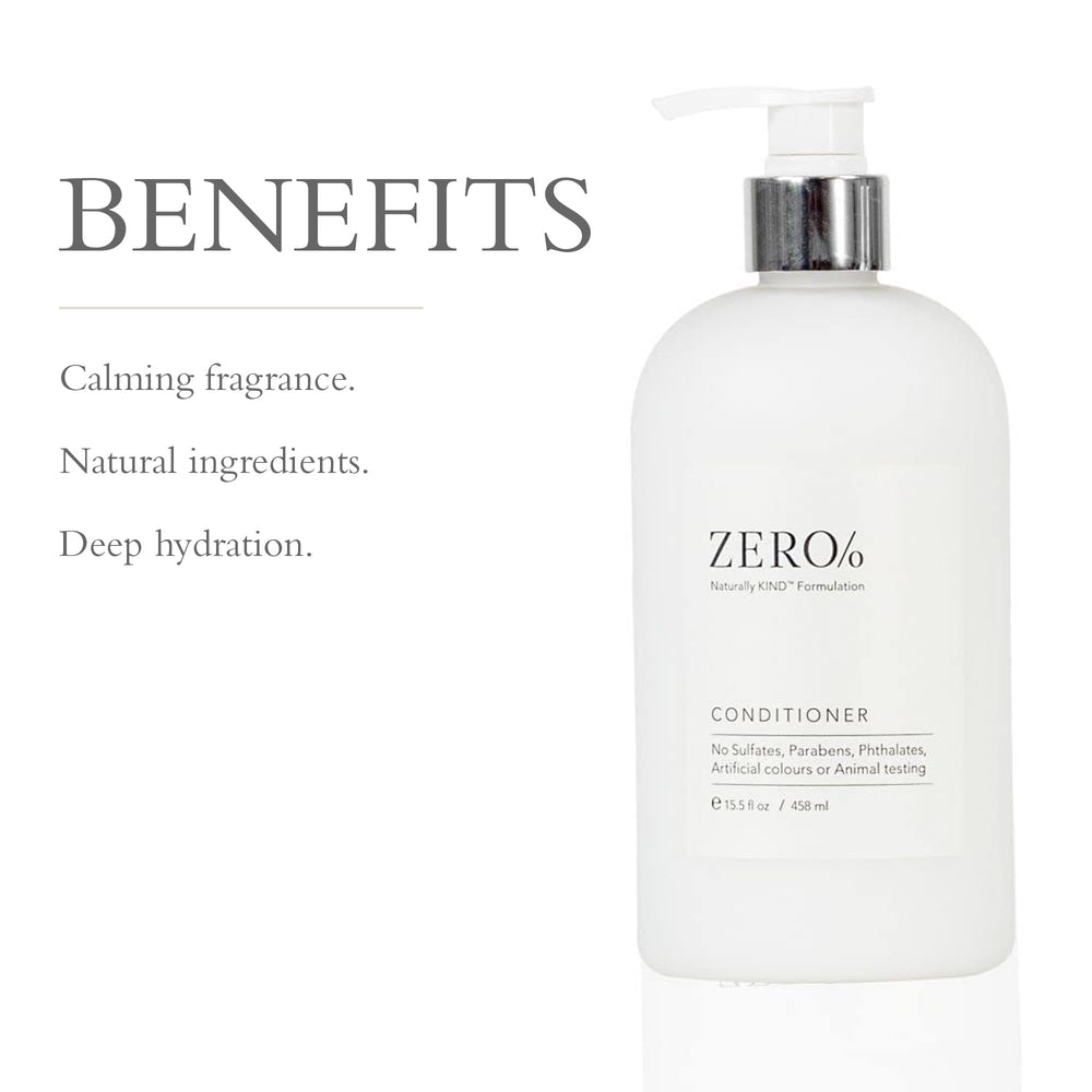 Gilchrist & Soames Zero% : texture crème visible, soin doux pour tous types de cheveux.