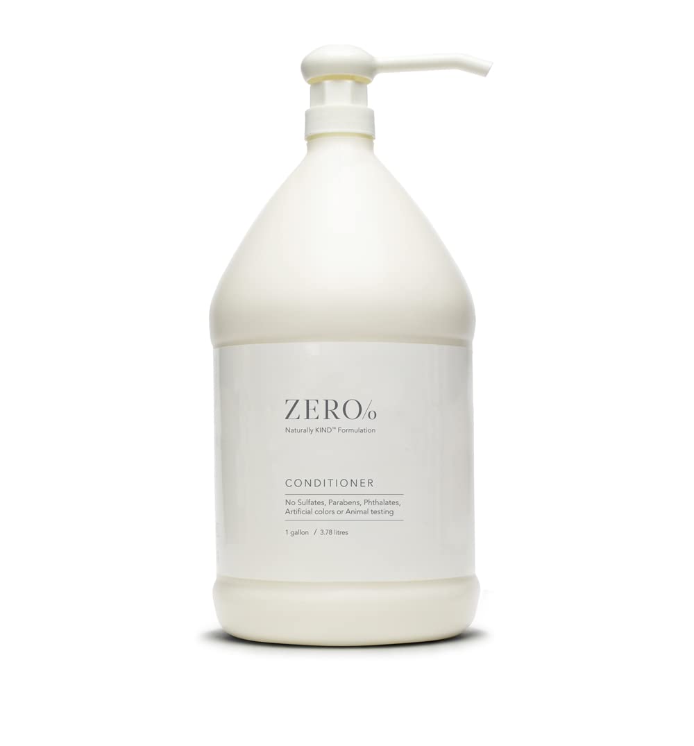 Gilchrist & Soames Zero% Conditionneur, flacon 1 galon, pratique pour tous types de cheveux.