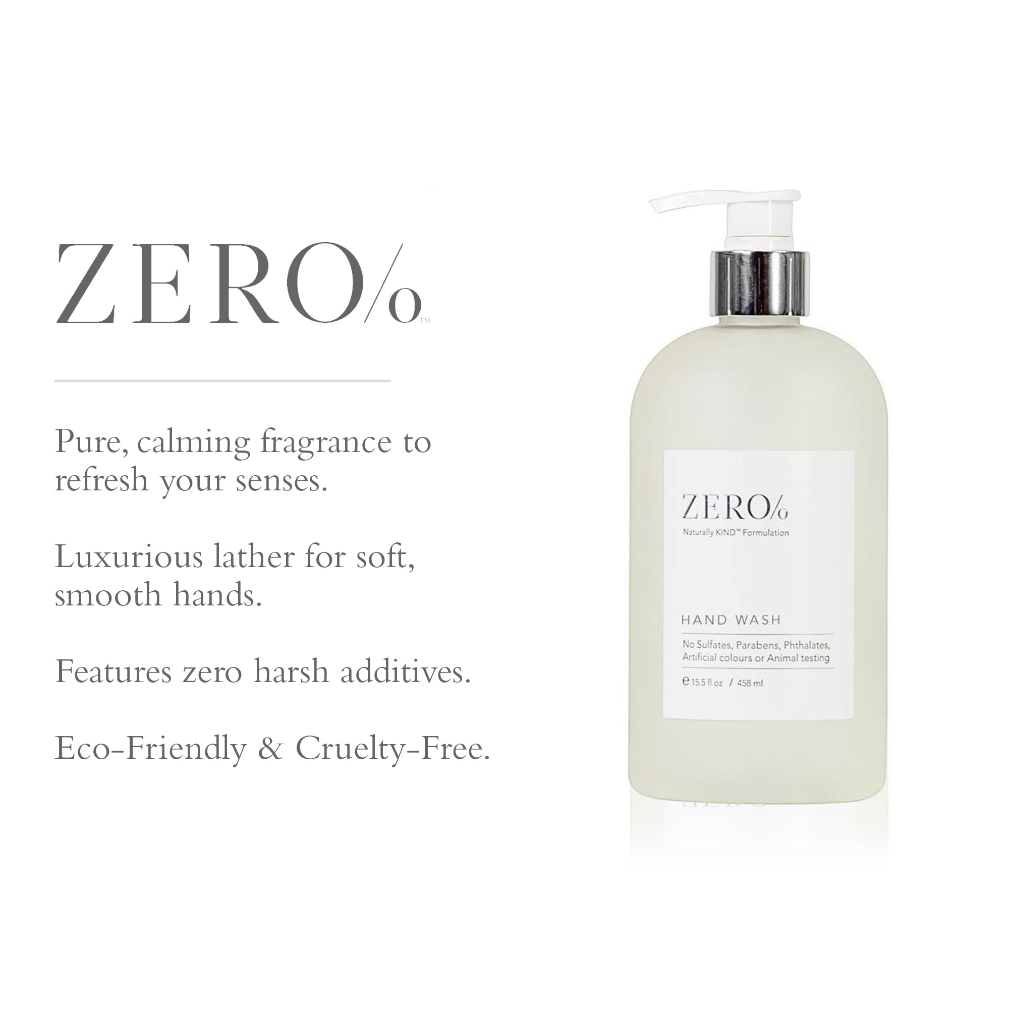 Gilchrist & Soames Zero% Mains Lavage, mousse crémeuse qui nourrit la peau.
