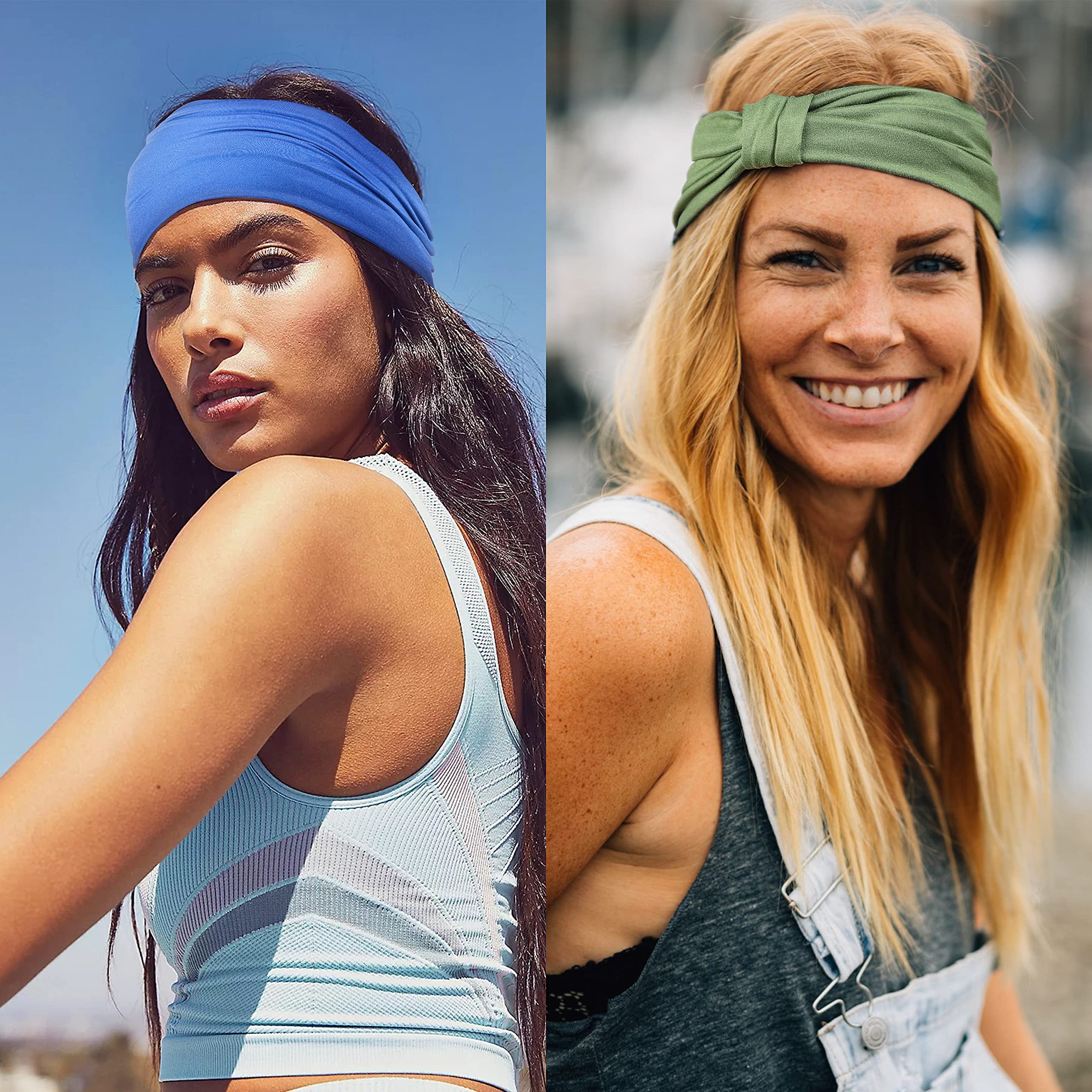 Bandeaux GiLi en coton légers et respirants pour sport.