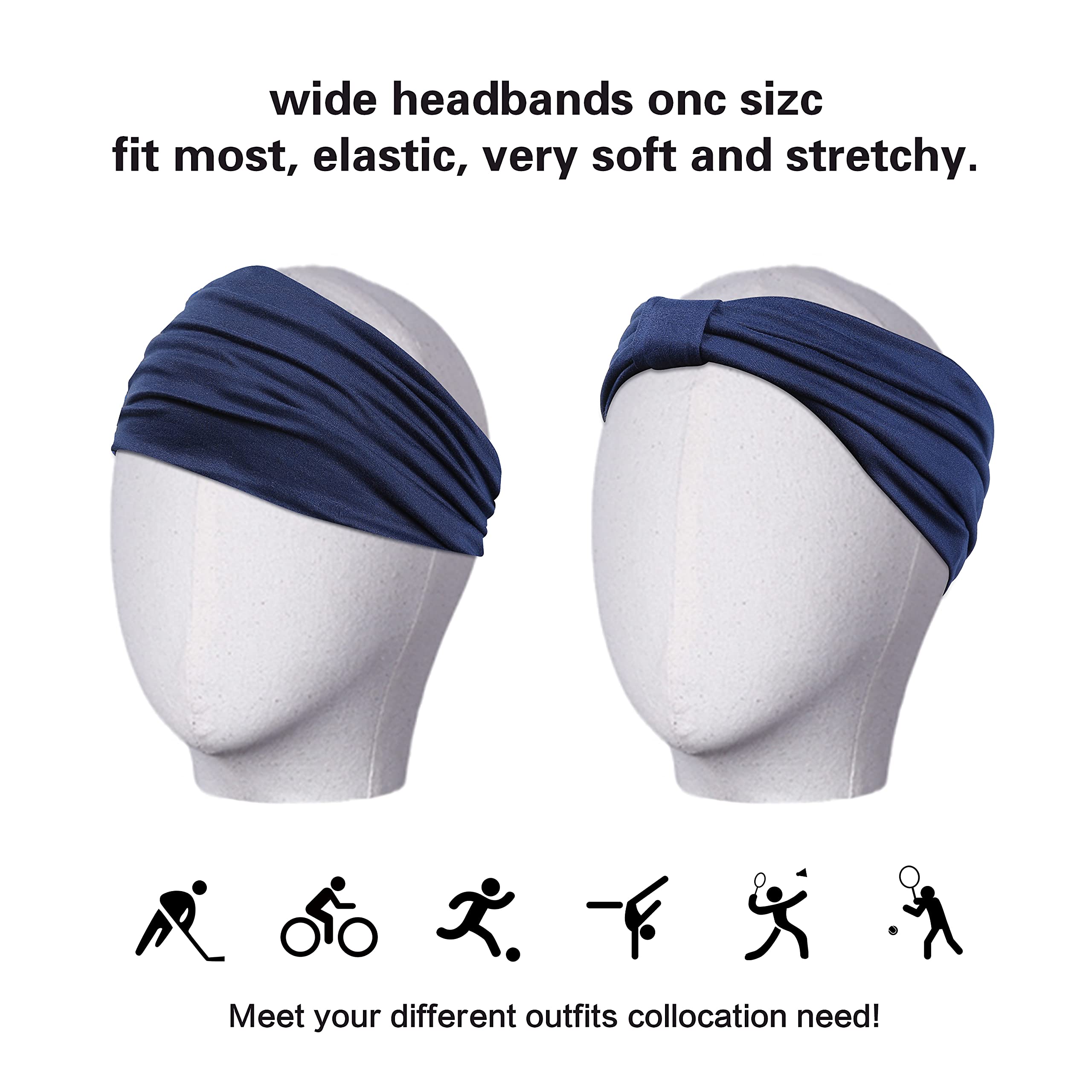 Gili bandes-cheveux avec noeud mode pour un style tendance