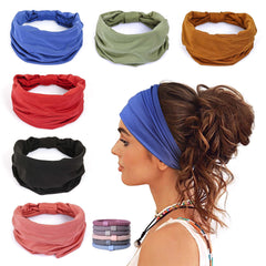 Bandeaux GiLi 6 pièces pour sport et quotidien, absorption et maintien.