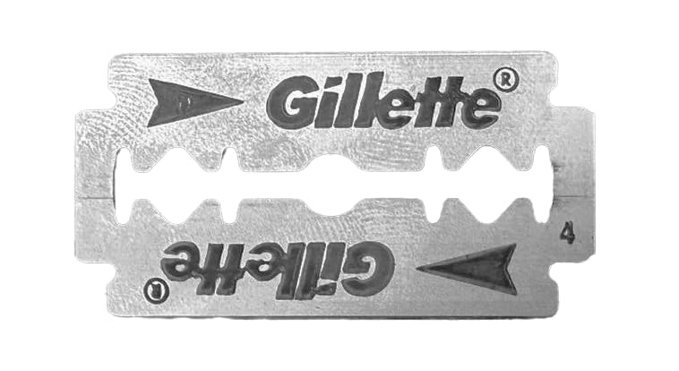 Rasoir Gillette Double Edge Platinum avec l'emballage carton pratique.