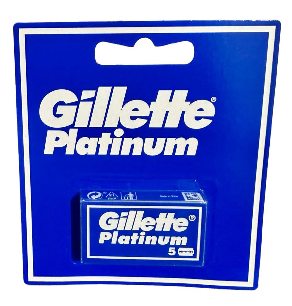 Lame en acier inoxydable de Gillette détail pour une coupe fidèle.