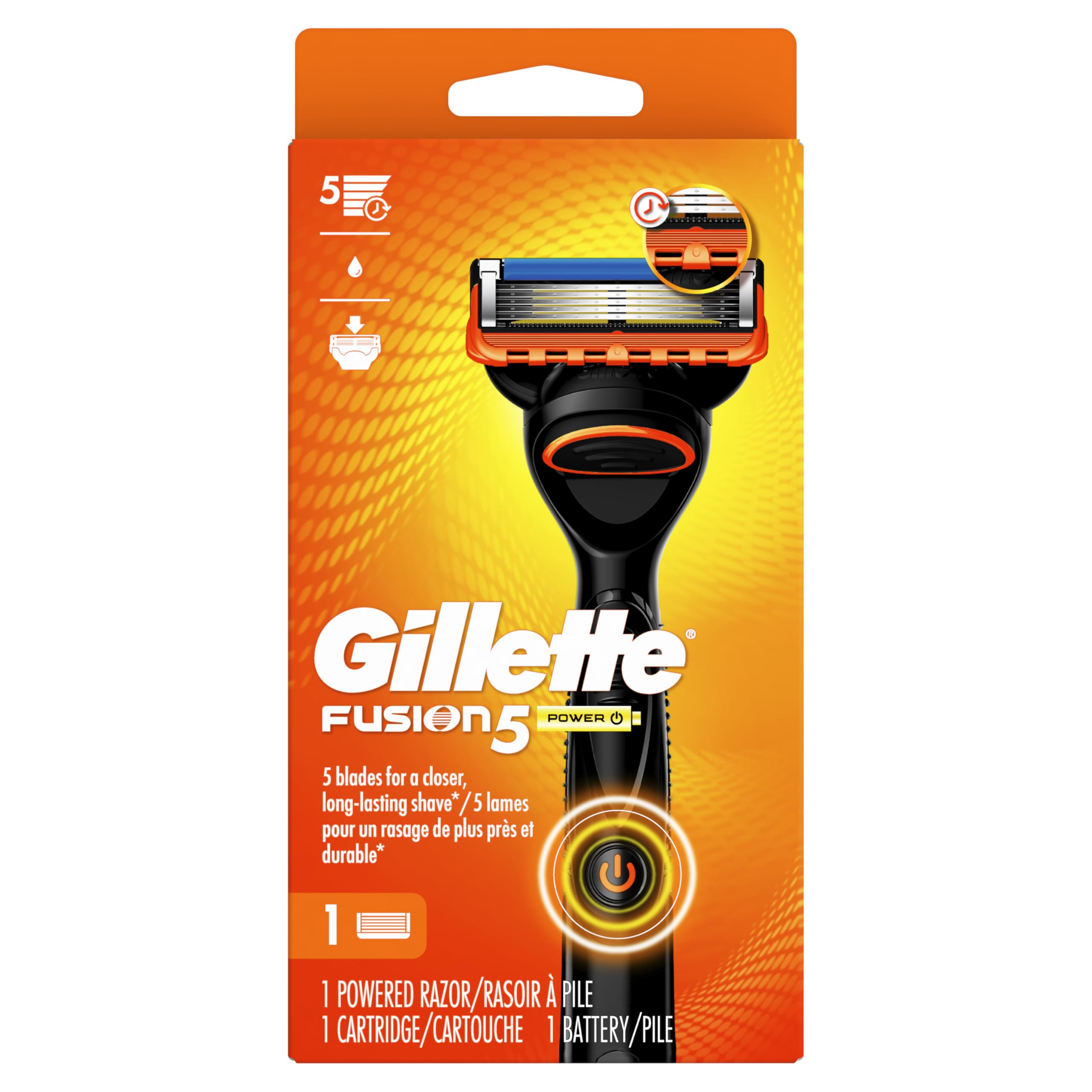 Compatibilité des lames Fusion5 avec tous les manches Gillette à 5 lames.