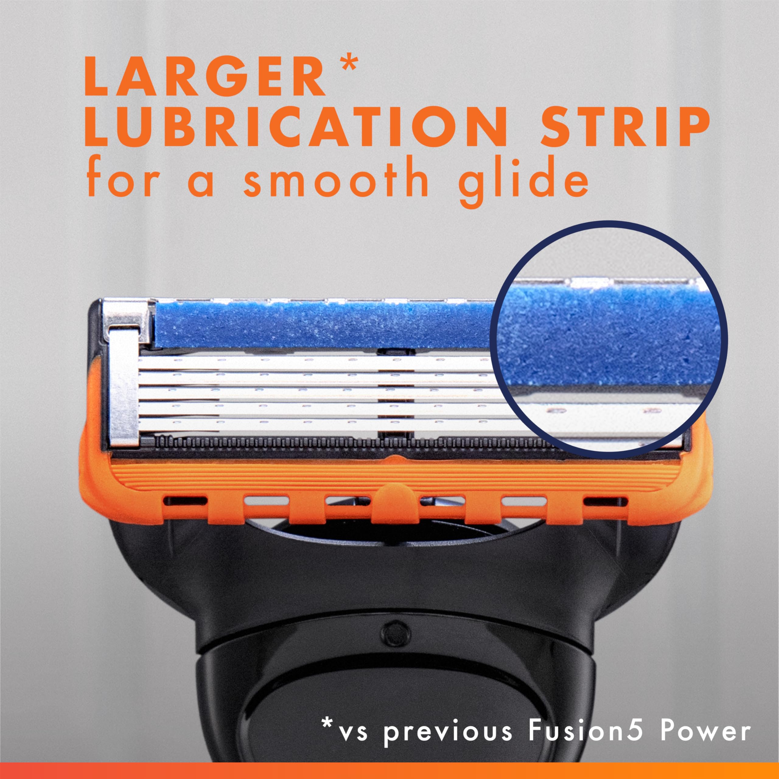 Glisse douce grâce au design Fusion5 Power pour plus de confort.