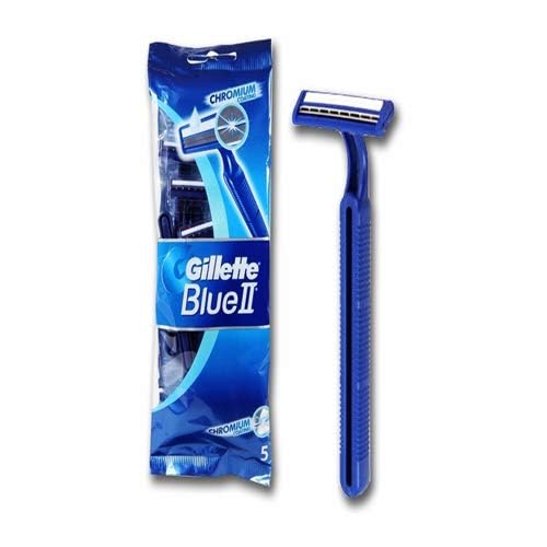 Le rasoir jetable Gillette G2 glisse en douceur sur la peau.