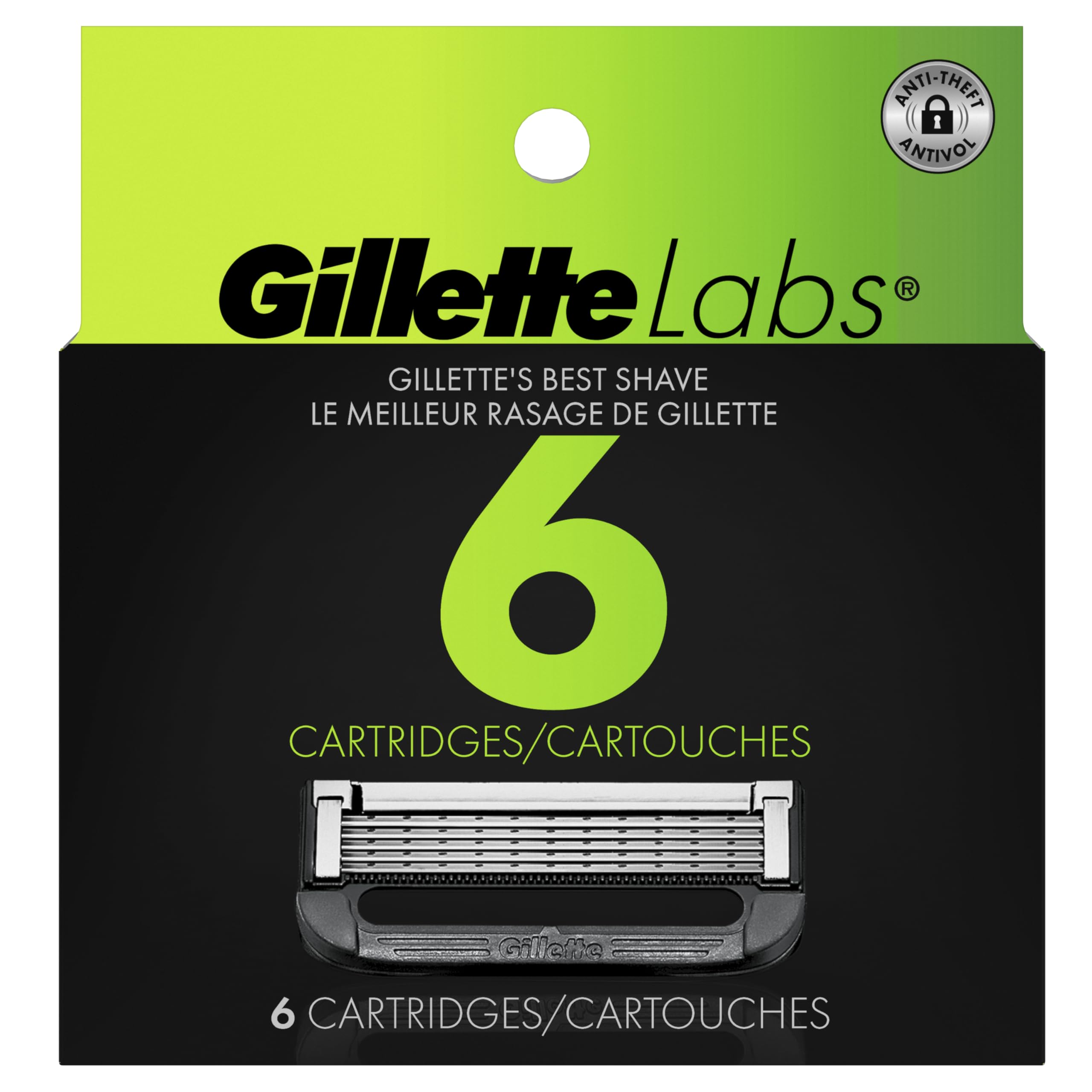 Coffret cadeau GilletteLabs avec recharges incluses.