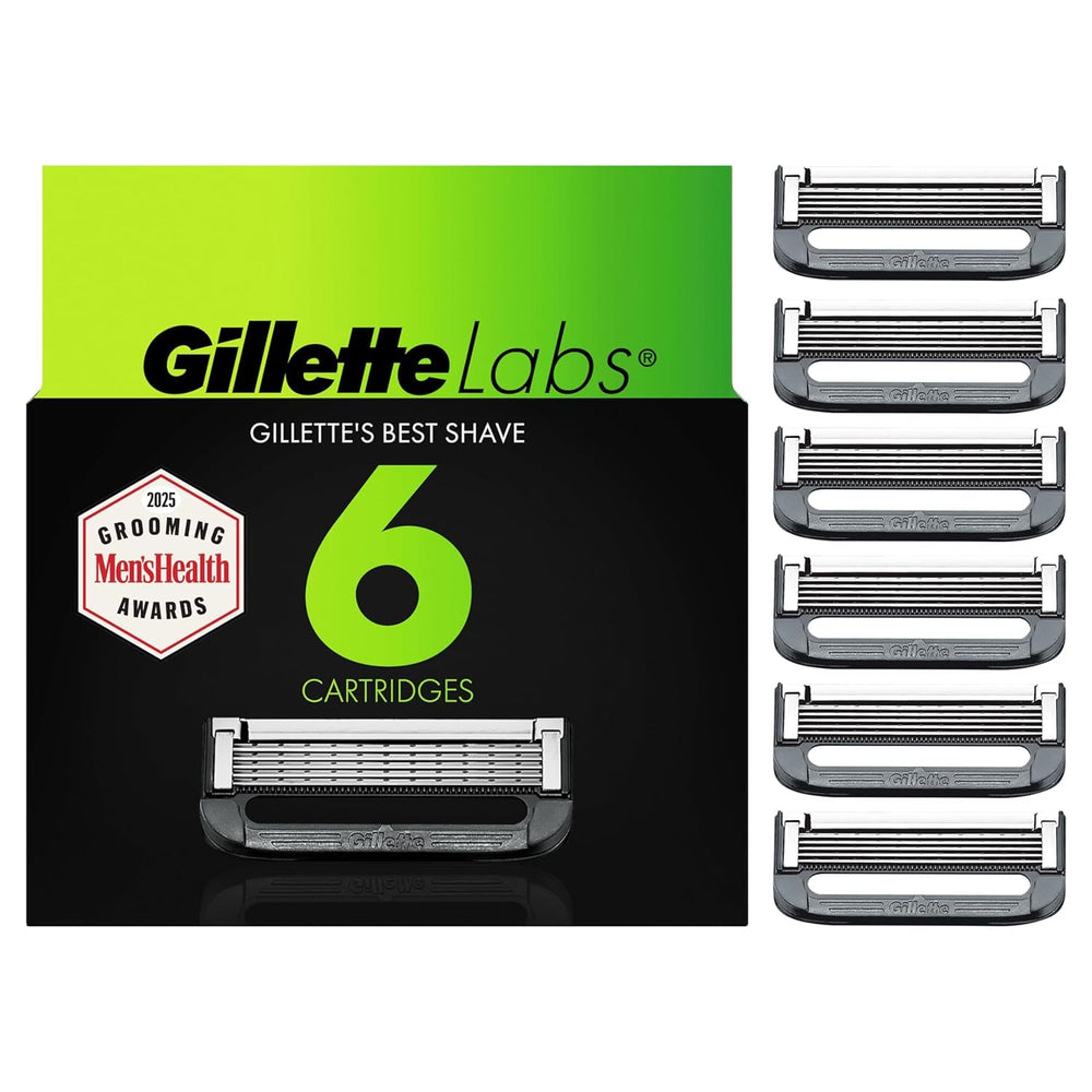 Remplacements GilletteLabs 6 pièces pour un remplacement facile et fiable.