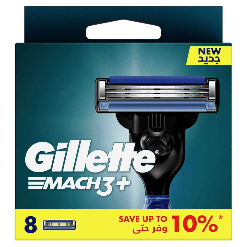 Gillette Mach3: emballage principal des lames offrant un rasage efficace.