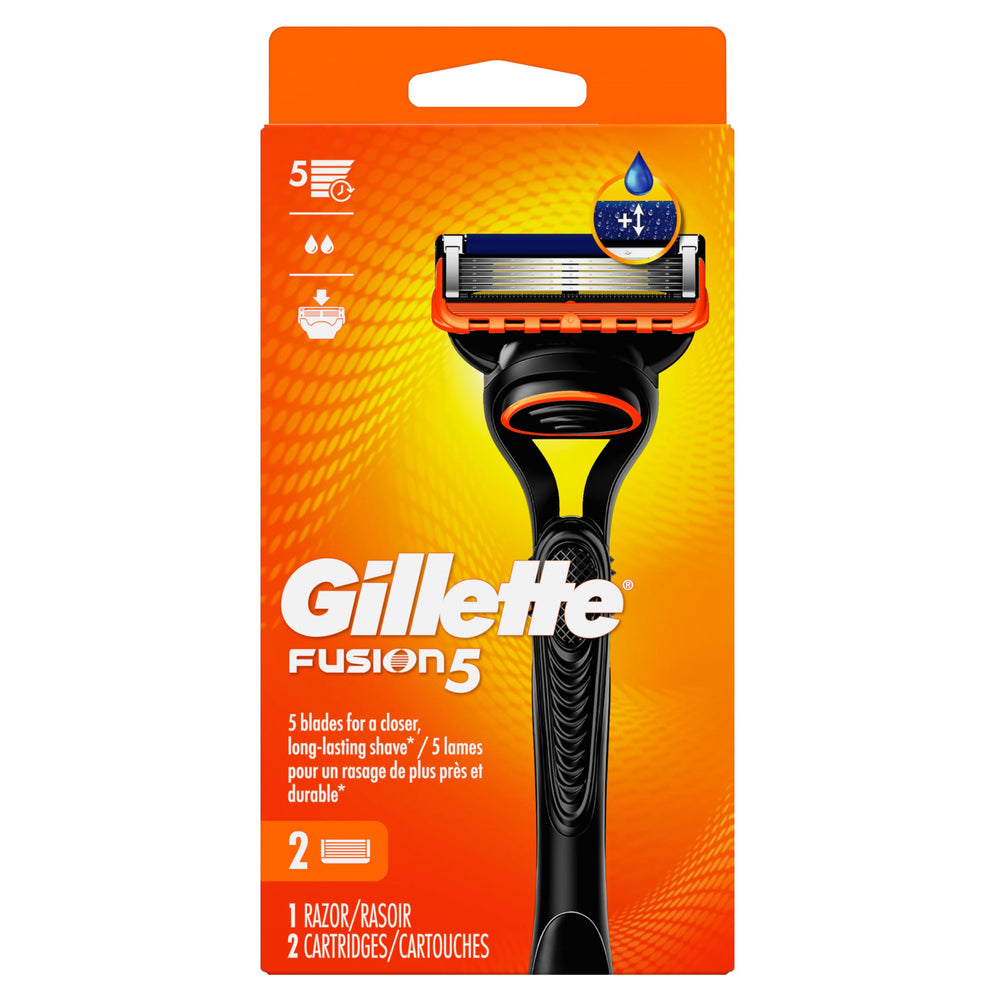 Gillette Mach3 refills rinçage facile pour maintenance simple des lames.