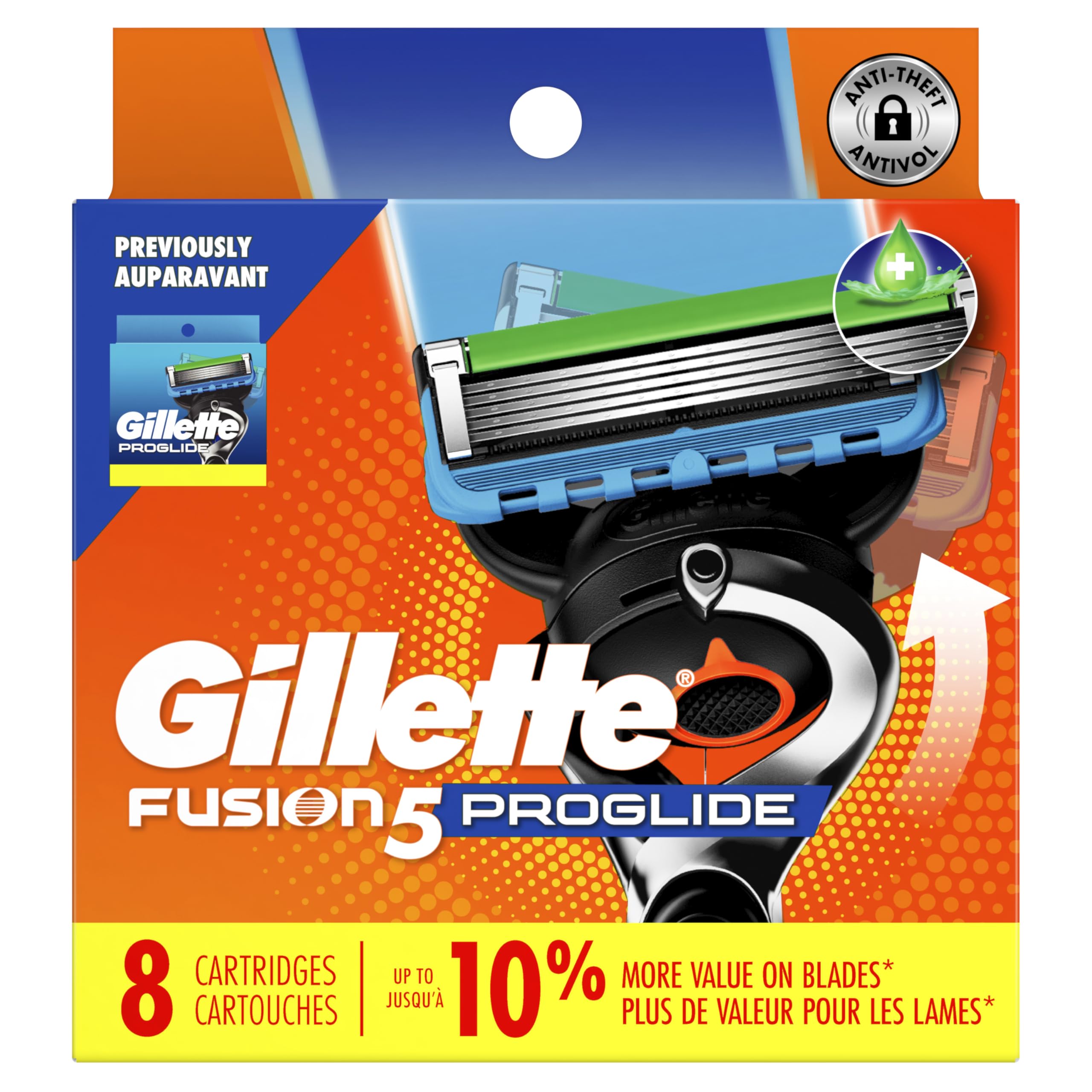 Emballage pratique facilitant le remplacement des cartouches.