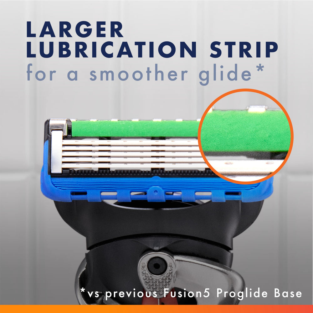 Gillette ProGlide : microcomb guide les poils vers les lames.