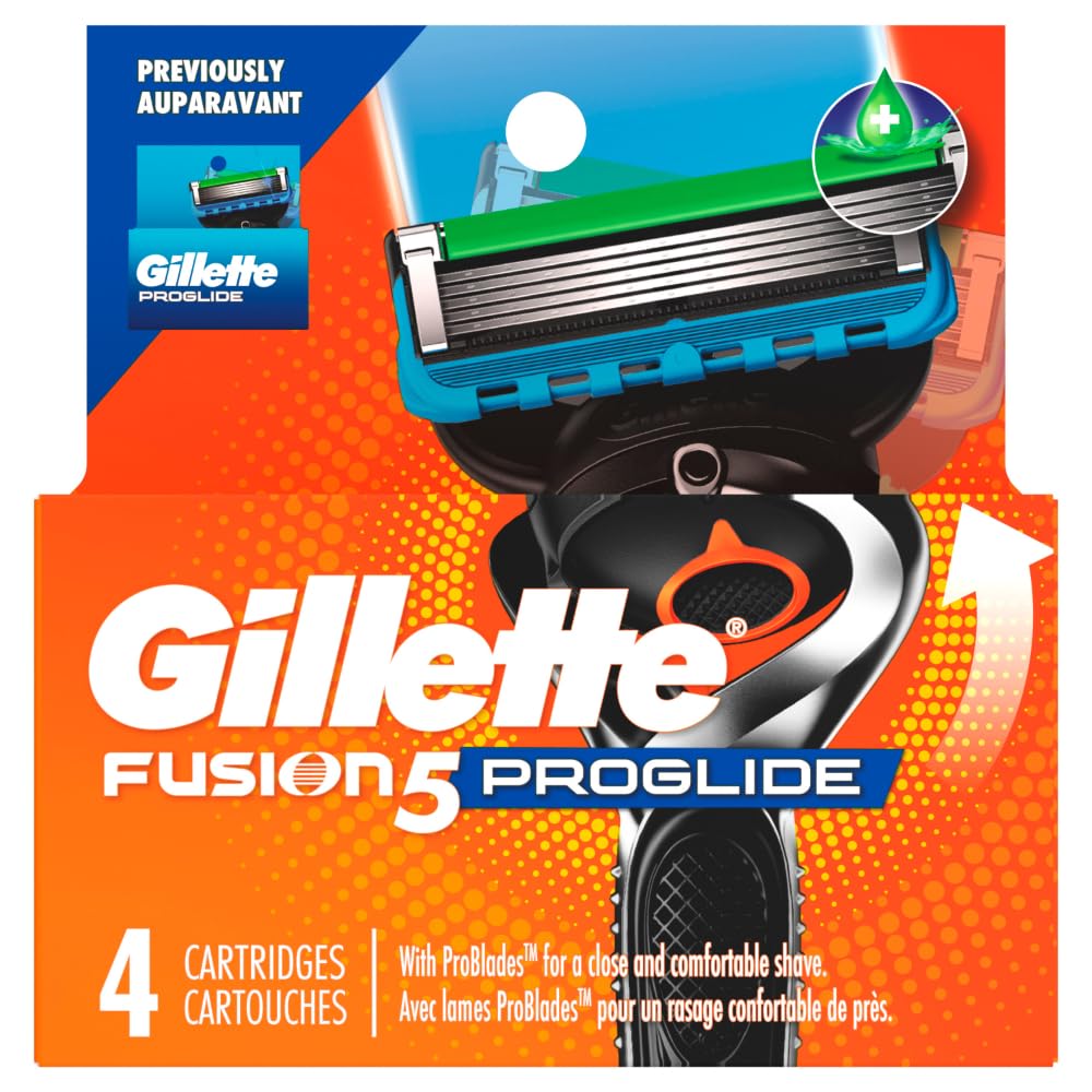Recharge ProGlide Gillette : compatibles avec toutes les poignées 5-lames.