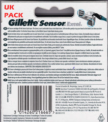 Gillette Sensor Excel emballage polonais premier plan — qualité et fabrication.