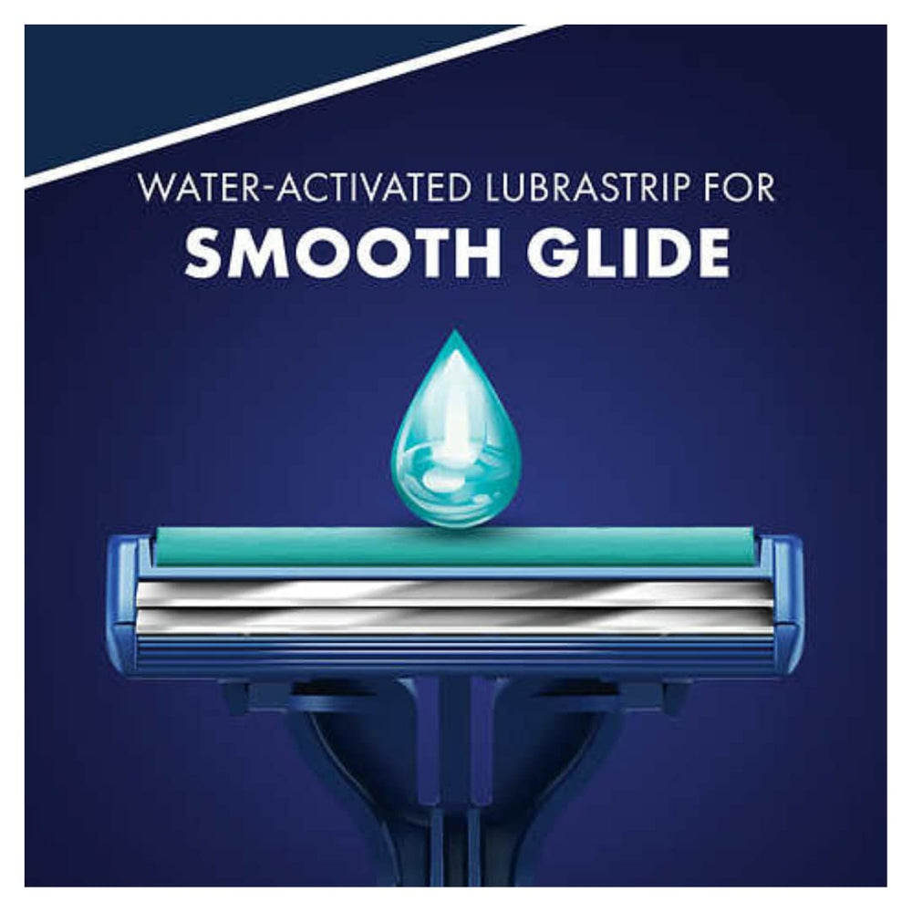 Gillette Sensor2 Plus près des lames doubles pour un rasage précis et doux.