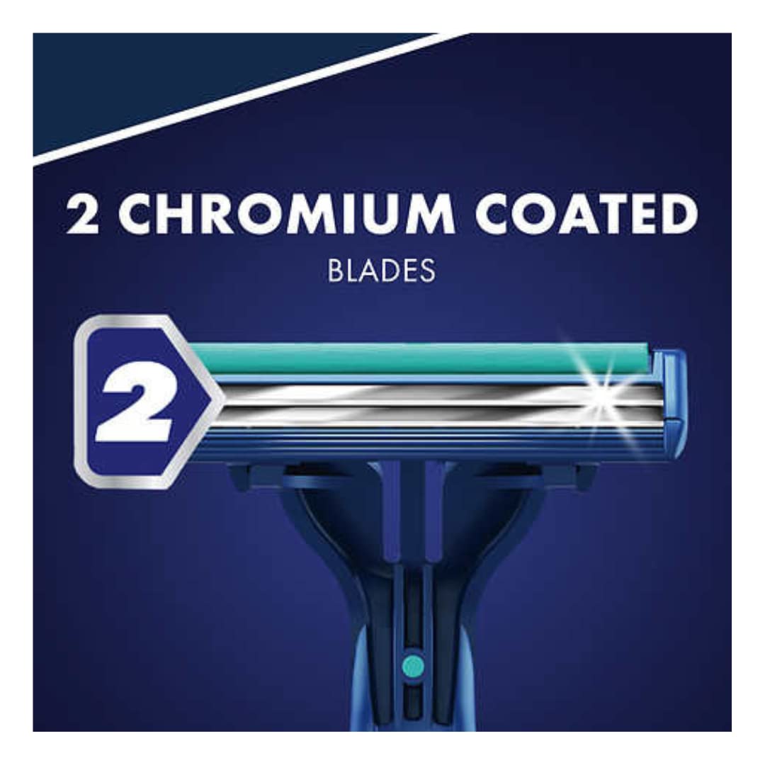 Lubristrip activé par l’eau sur le Gillette Sensor2 Plus pour une glisse rapide.
