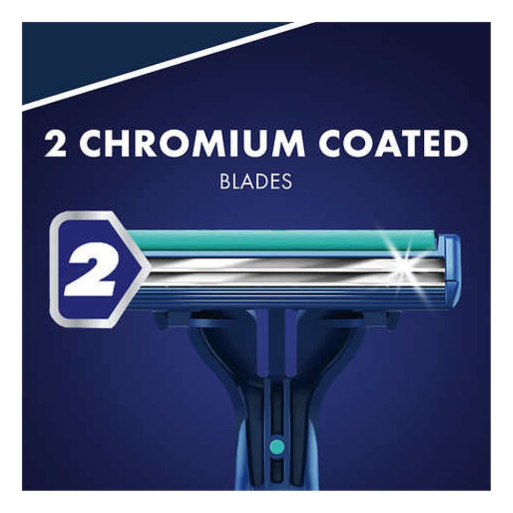Lubristrip activé par l’eau sur le Gillette Sensor2 Plus pour une glisse rapide.