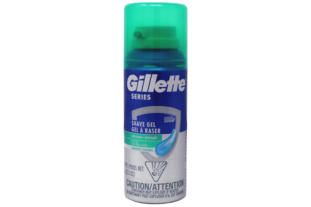 Gel Gillette Series, application visage pour rasage confortable