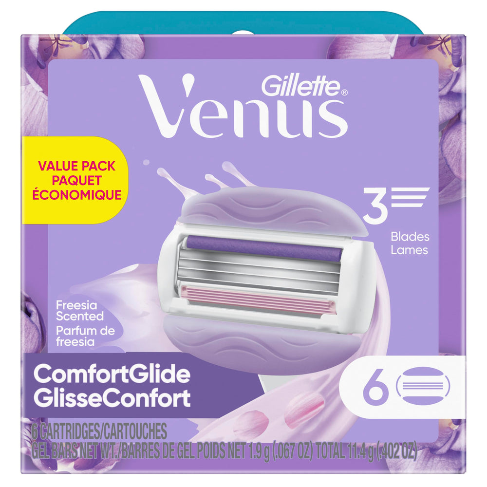 Rasage quotidien fluide et confortable avec les recharges.