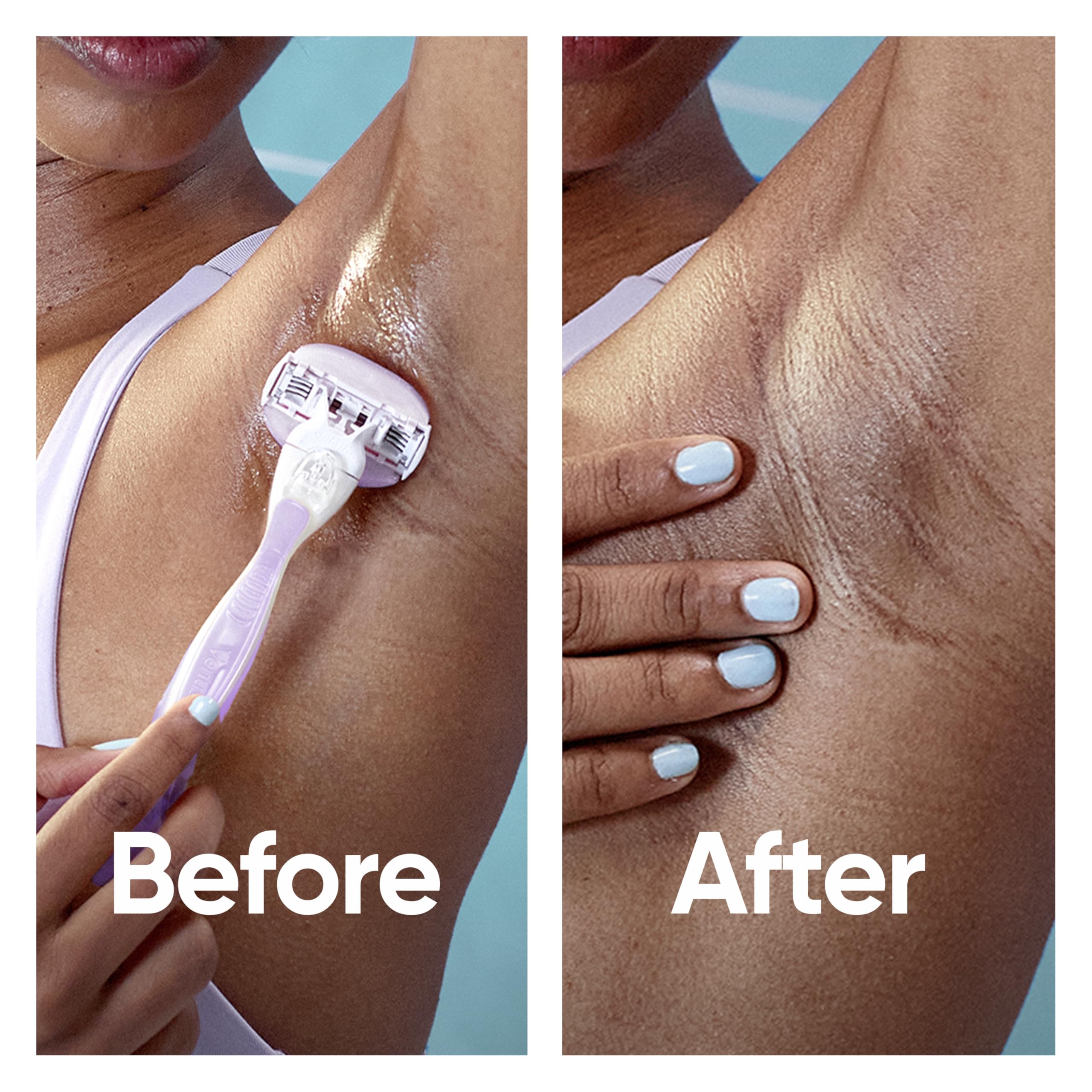 Utilisation en douche facilitée grâce au gel intégré.