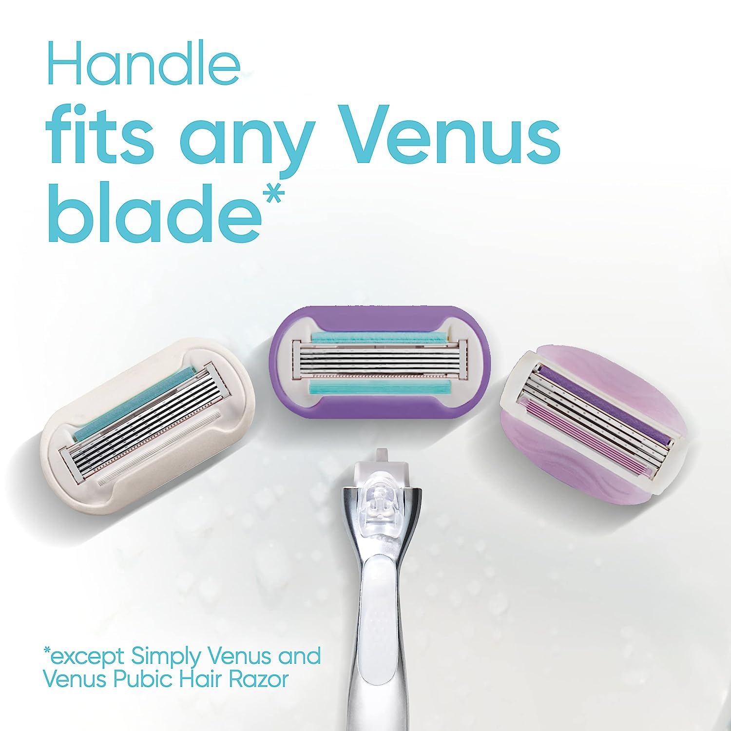 Gillette Venus Deluxe Smooth Platinum recharge compatibles avec tous les manches Venus.