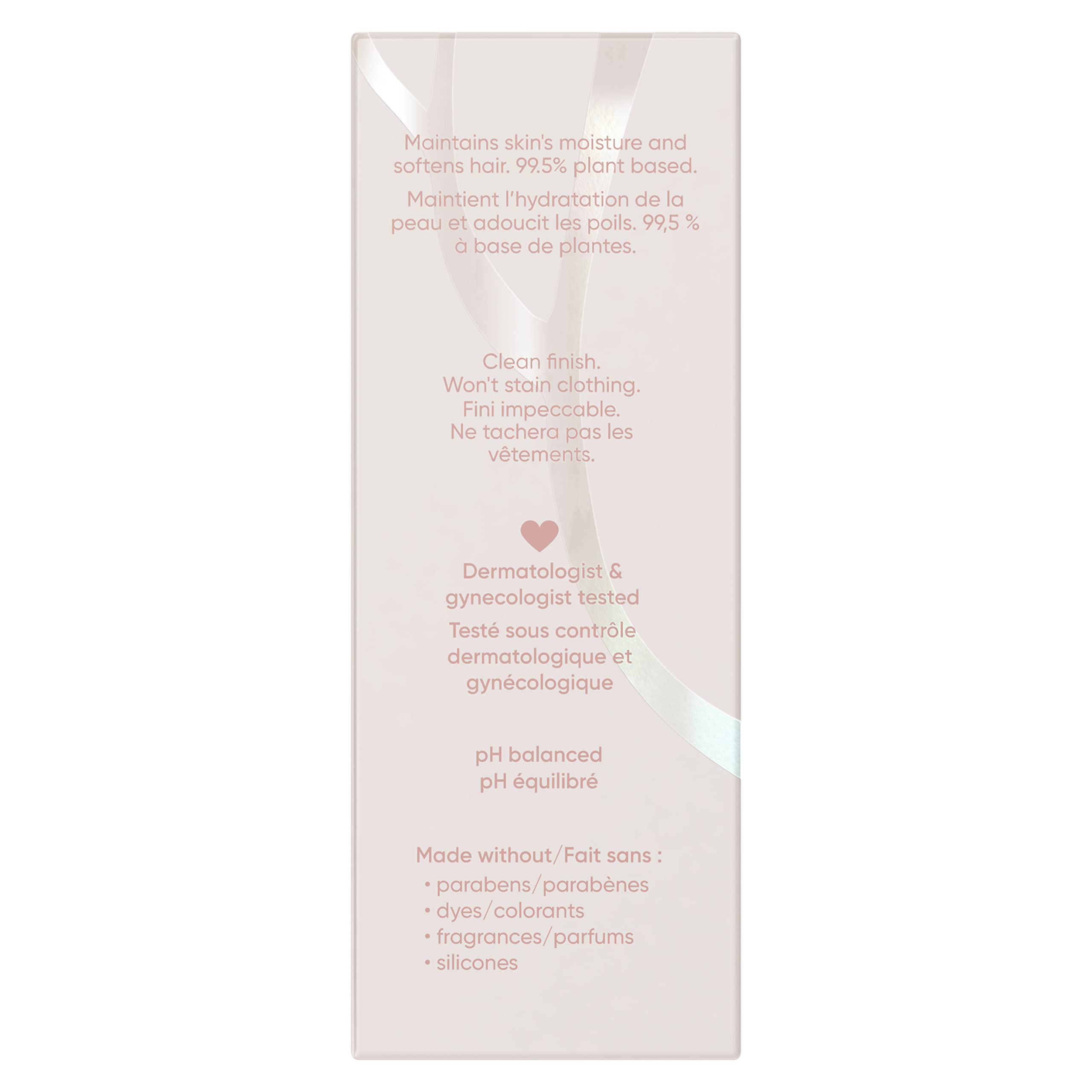 Sans parabènes, colorants, parfums et silicones, routine douce.