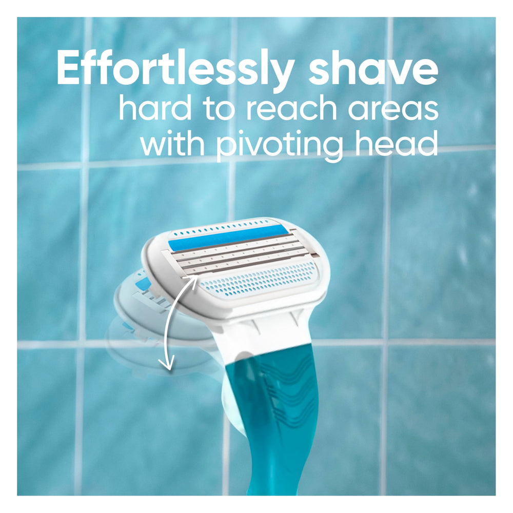 Poignée ergonomique et recharge Gillette Venus pour une prise en main confortable