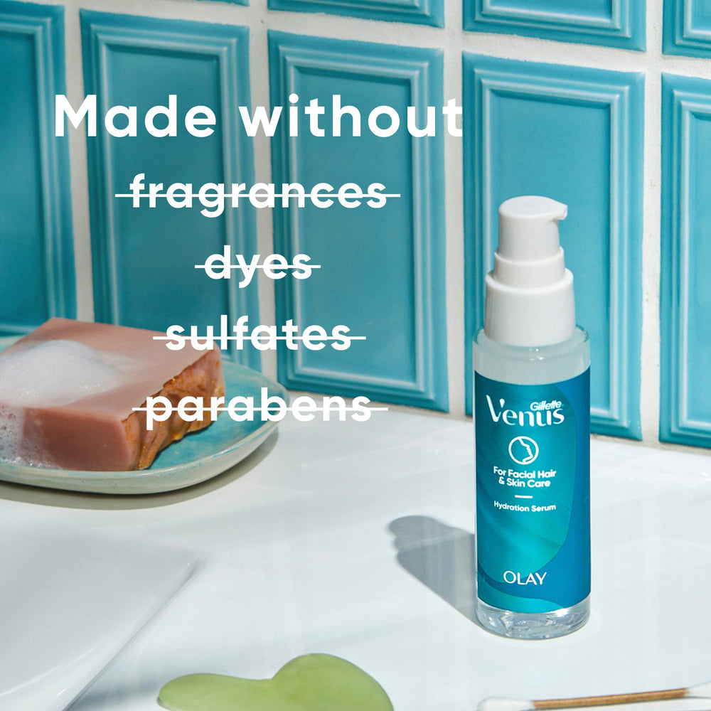 Application sur peau après dermaplanage pour peau lisse.
