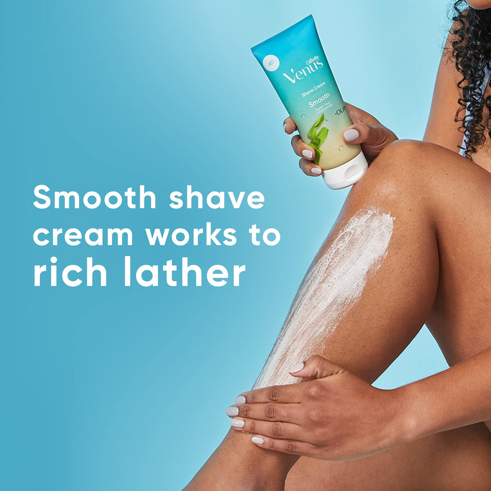 Gillette Venus Smooth Plus Olay – niacinamide et beurre de karité pour le confort.