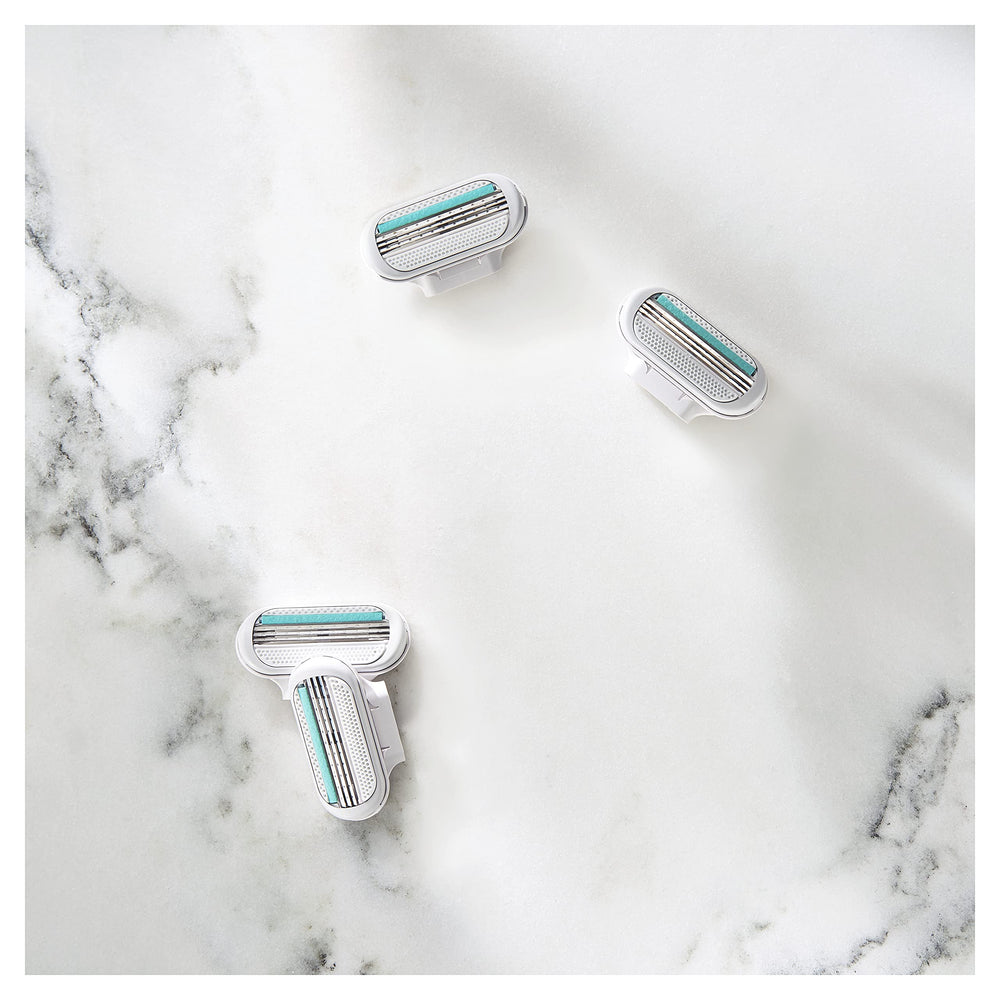 Ensemble de cartouches faciles à installer sur votre rasoir Gillette Venus.