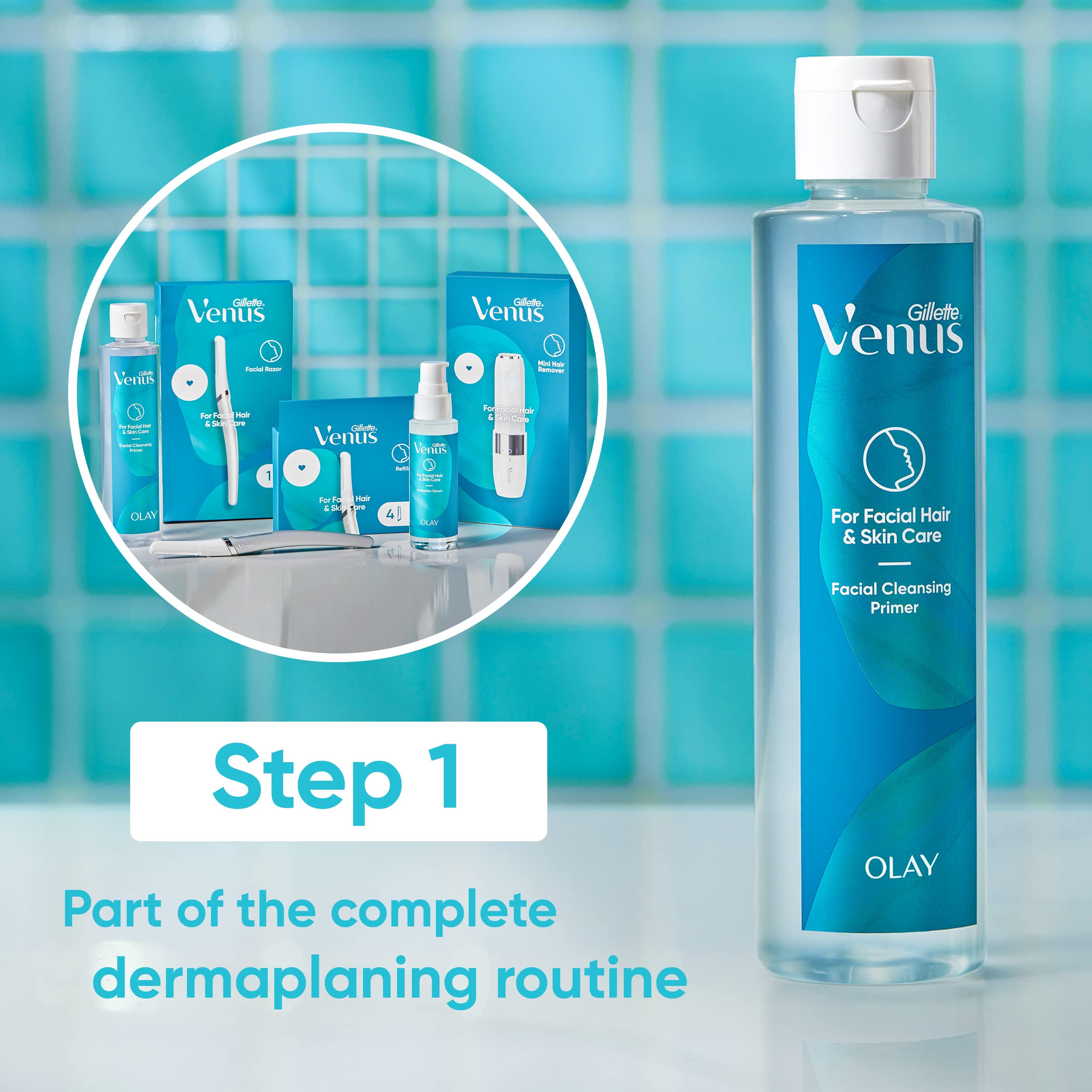 Gillette Venus teste dermatologiquement pour peau sensible.
