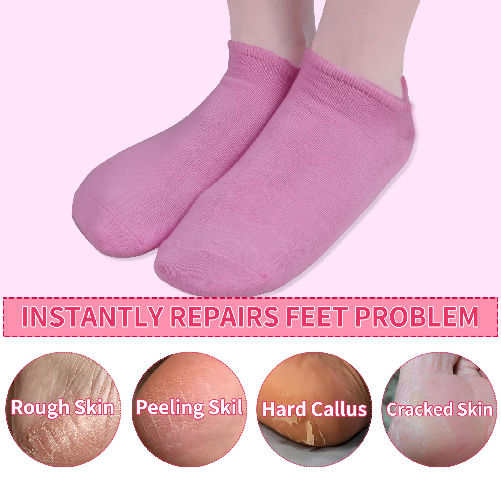 Bord côtelé assure un ajustement confortable des chaussettes Giloner.