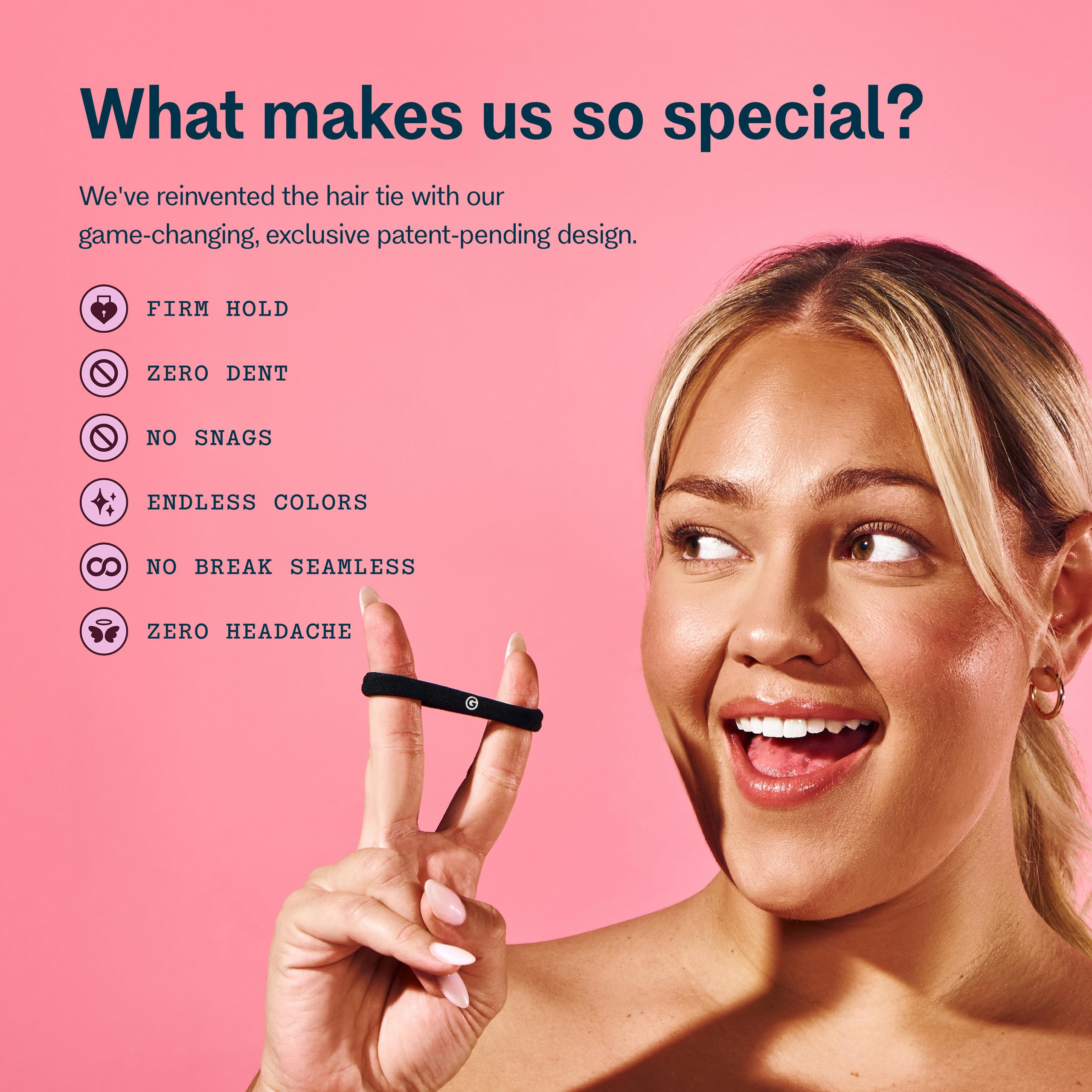 GIMME Beauty: élastiques en nylon, soie et spandex pour coiffures quotidiennes