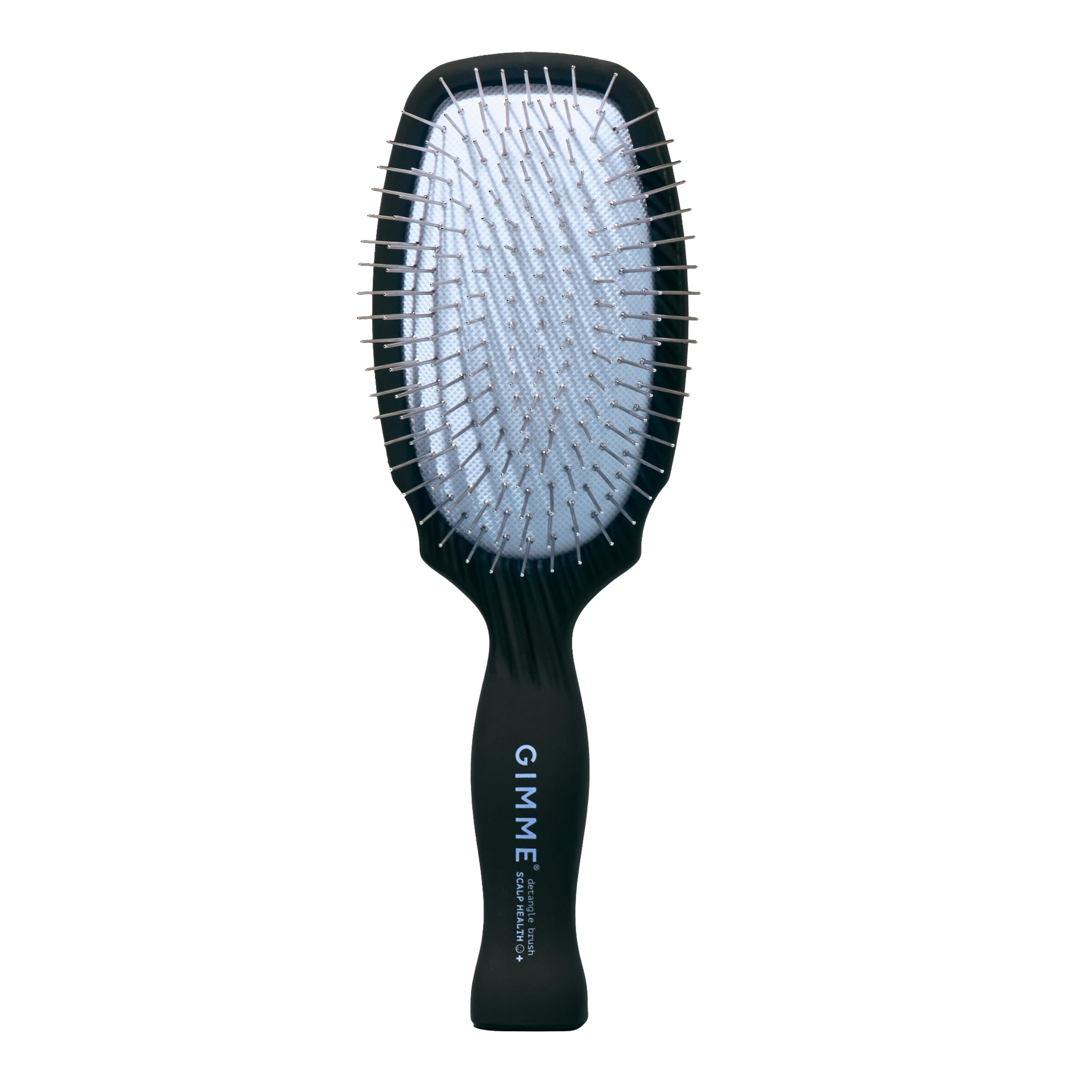 Brosse GIMME Beauty poils acier inox pour coiffage précis et durable.
