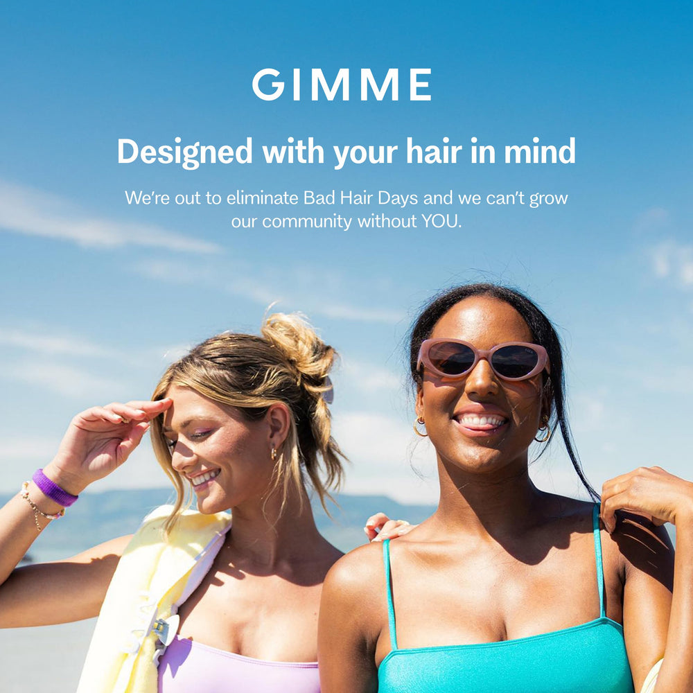 Emballage pratique des bandes GIMME Beauty pour rangement facile.