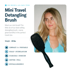 Brosse GIMME Beauty résistante à la chaleur facilite le coiffage à haute température
