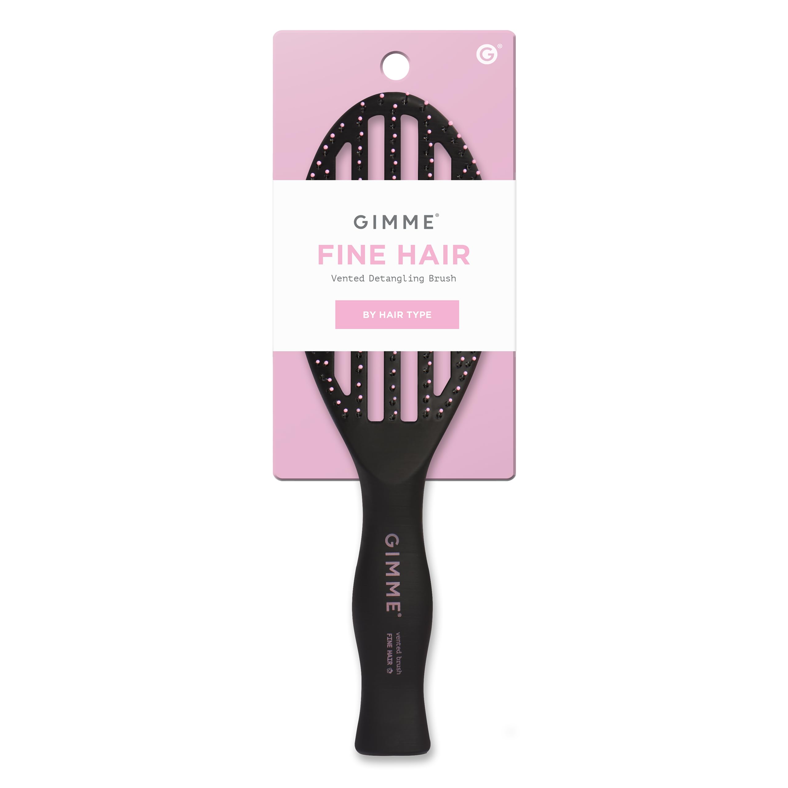 Brosse GIMME Beauty detanglante ventillée démêle en douceur et protège les longueurs