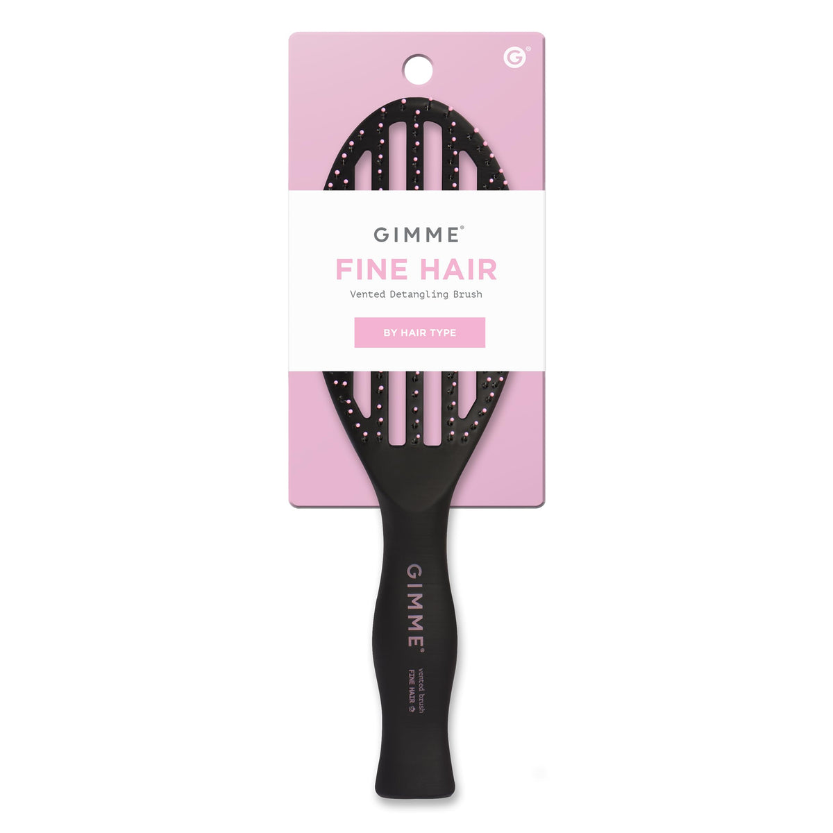 Brosse GIMME Beauty detanglante ventillée démêle en douceur et protège les longueurs