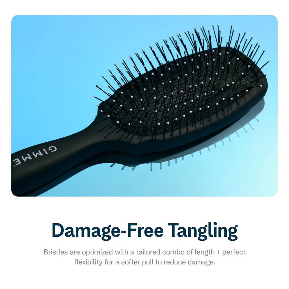 Brosse GIMME Beauty poils adaptés démêlent sans casse selon votre type de cheveux