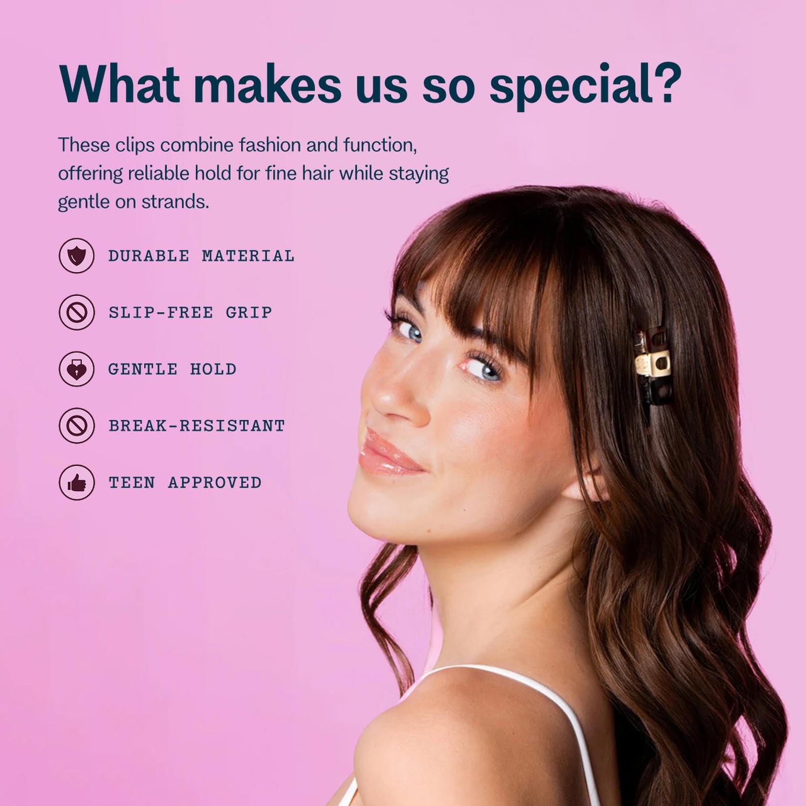 GIMME Lay Flat design leger pour cheveux courts et fins.
