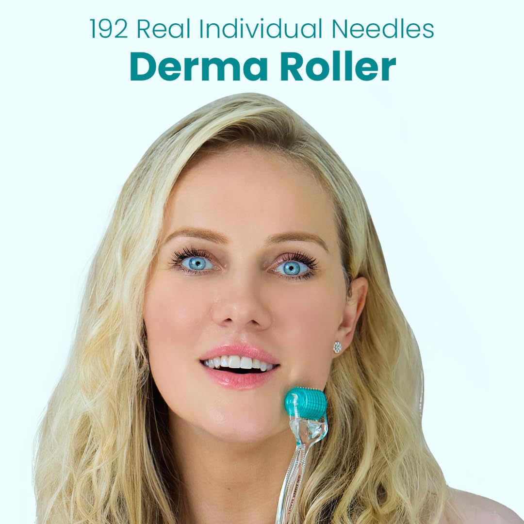 Gin Amber Beauty Derma Roller – compact et portable pour les routines en voyage.
