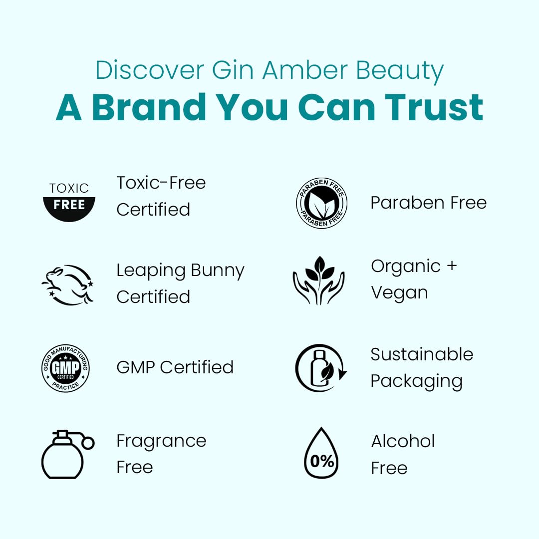 Gin Amber Beauty Derma Roller – s'harmonise avec sérums et crèmes pour absorption optimisée.