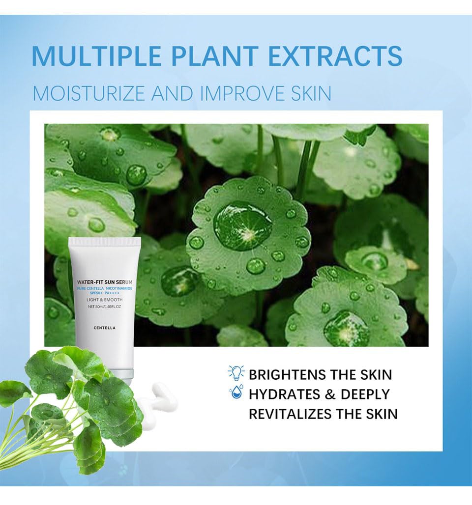 Ginaday Centella protège durablement du soleil avec SPF50 PA++++.