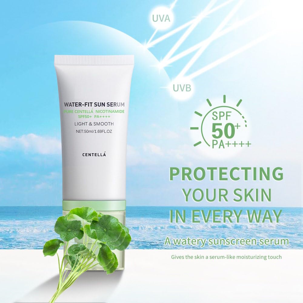Ginaday sérum solaire hydratant, imperméable à l'eau pour le plein-air.