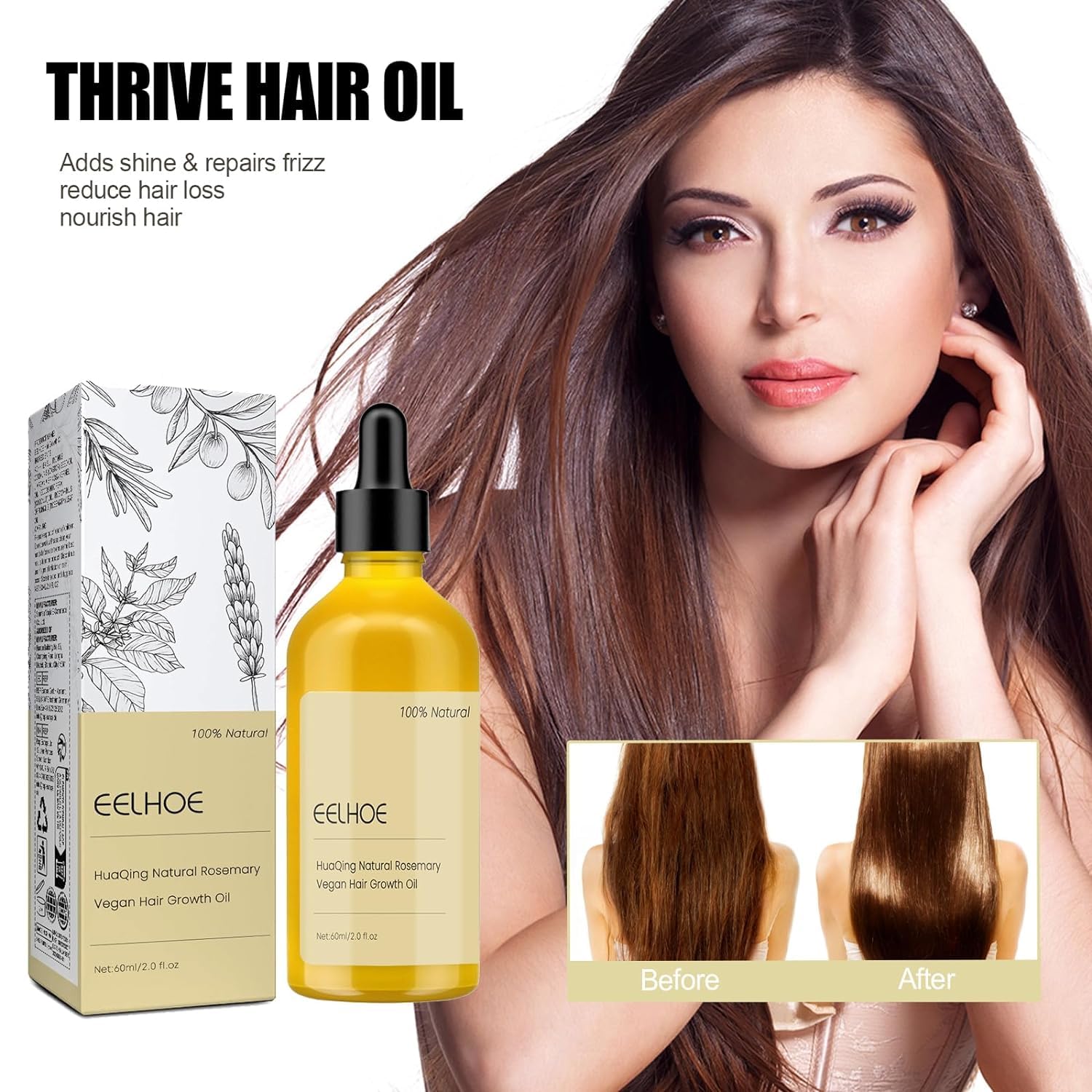 Ginaday Eelhoe huile ambrée - texture agréable pour une routine quotidienne