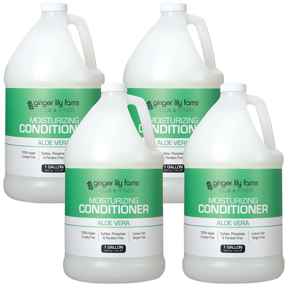 Ginger Lily Farms – bouteille d'apres-shampooing hydratant, cheveux plus doux et brillants.